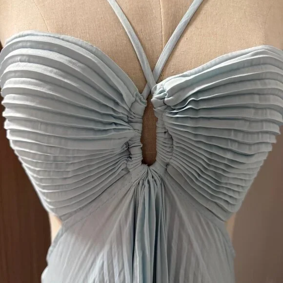 A.L.C. Moira Pleated Halter Maxi Dress - Picture 7 of 11